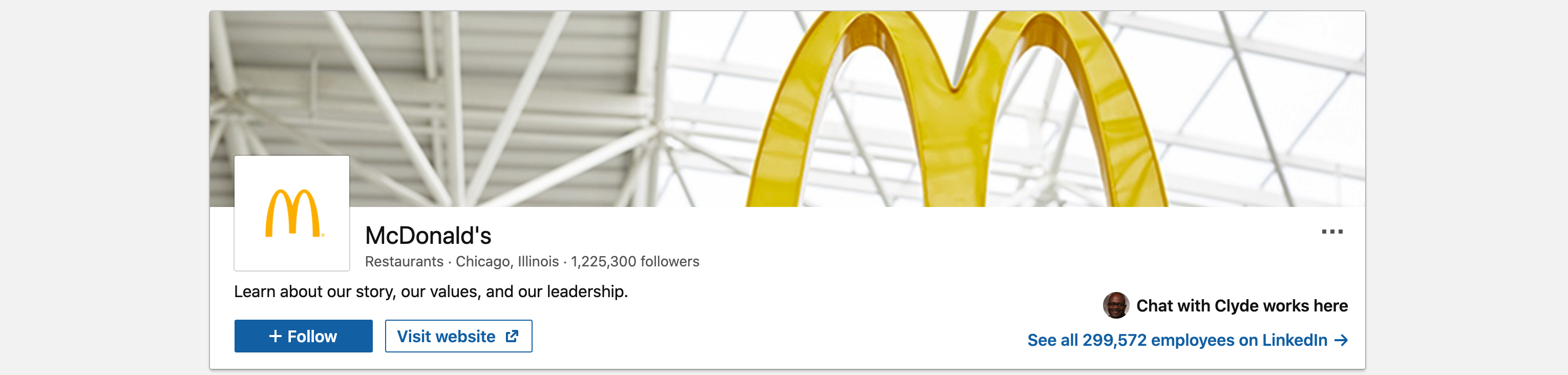 McDonald's on LinkedIn