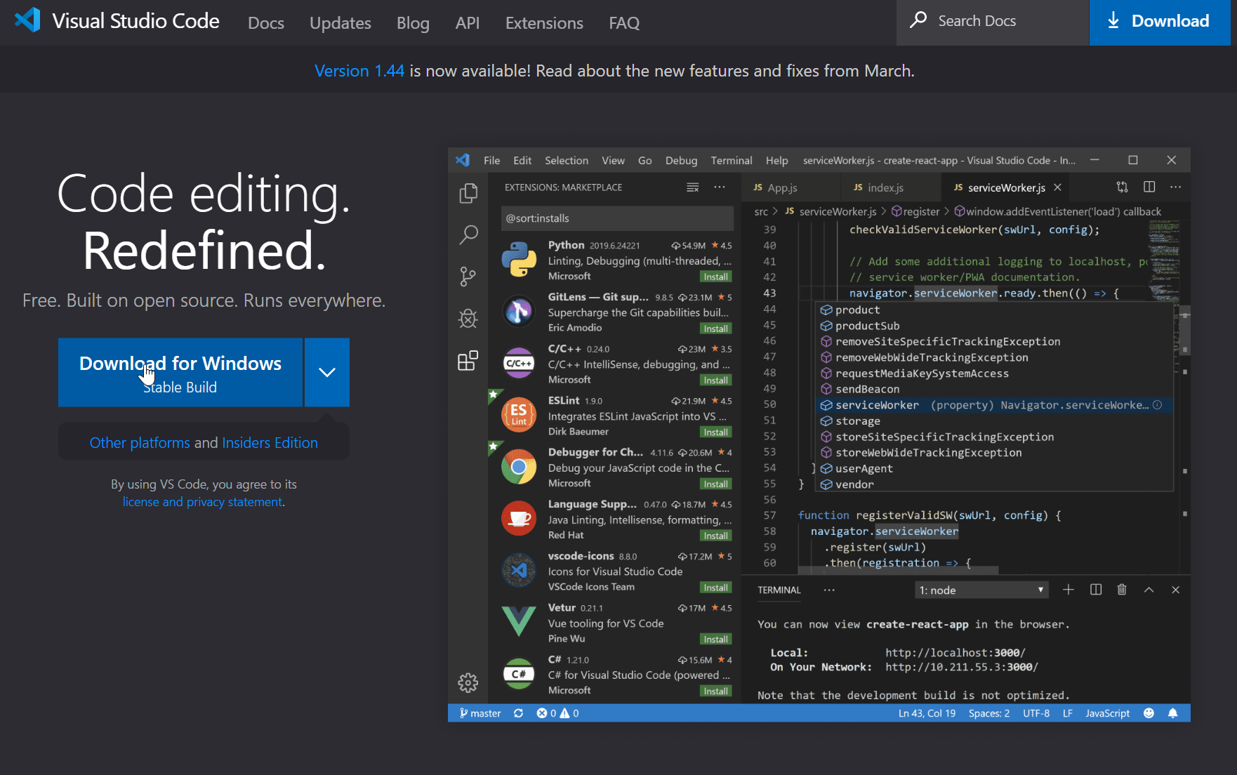 Downloading Visual Studio Code